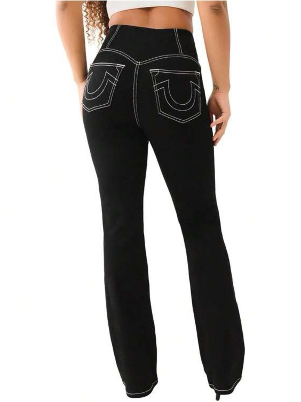 NWT Truly Snatched Becca High-Rise Bootcut Black Women's Jeans True Religion W27